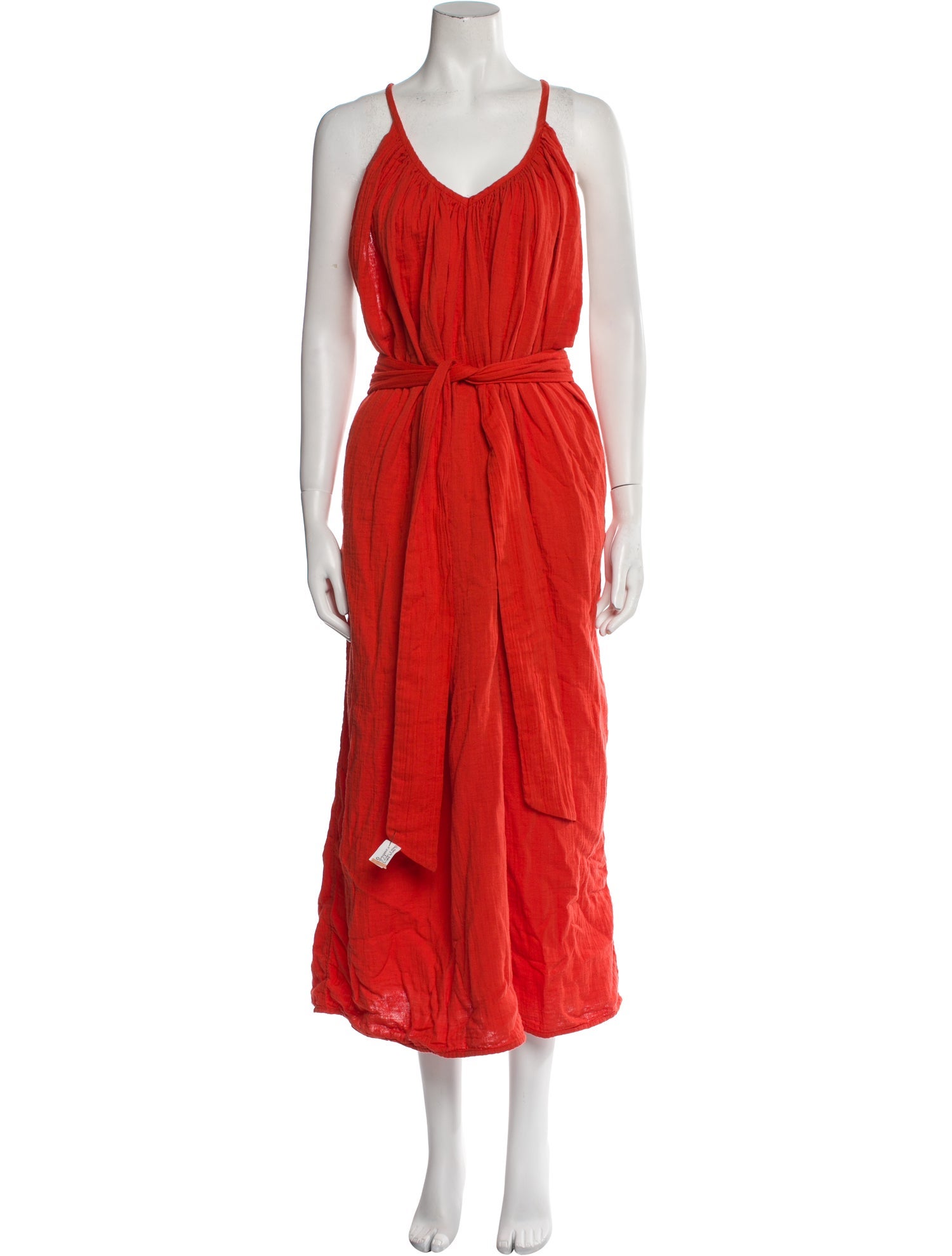 Mara Hoffman V-Neck Long Dress